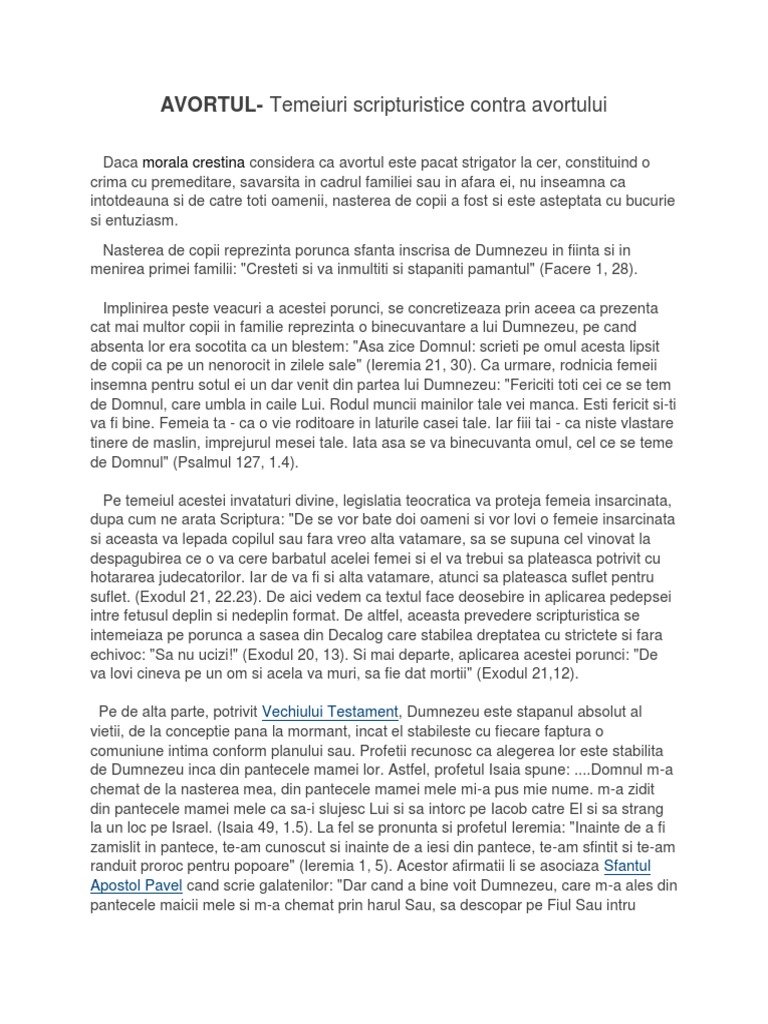 AVORTUL | PDF