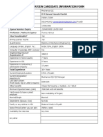 1-Pre-Interview Candidate Blank Form