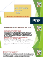 Proceso de contratación docente 2019 UGEL Moho PPT