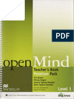 Mind Open With English Study Book Teacher -
