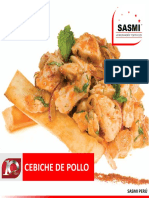 Cebiche de Pollo by Sasmi Perú concesionario de alimentos 