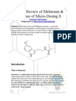 In-Depth Review of Melatonin & The Science of Micro-Dosing It by Nootropics Information