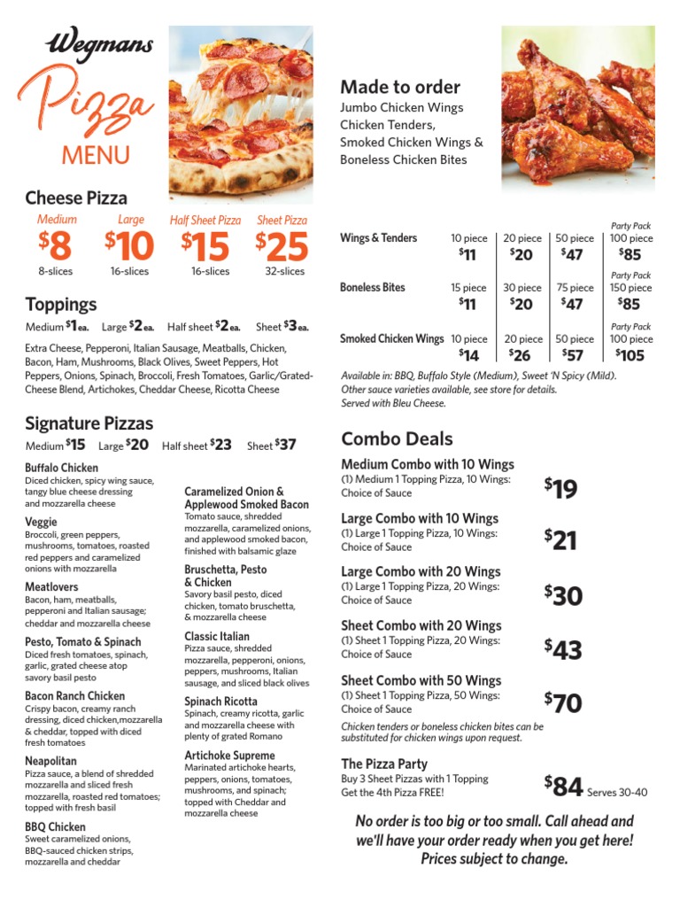 Wegman S Pdf Pizza Tomato Sauce