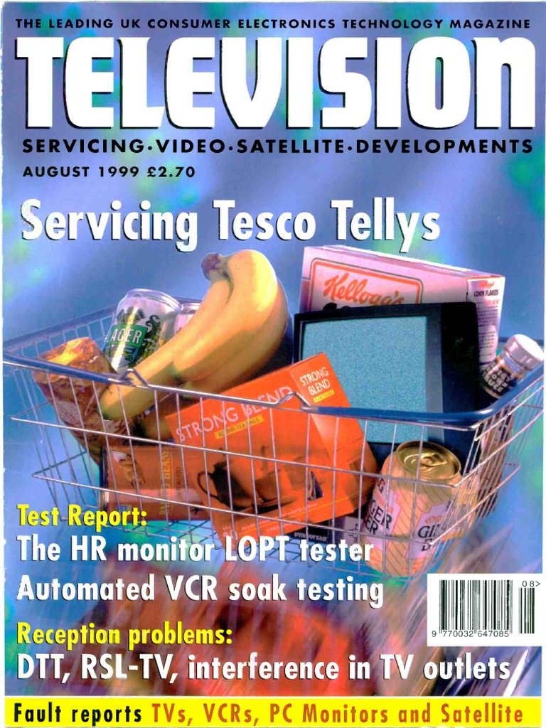 Television 1999 08 | PDF | Bbc | Media Formats