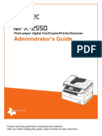 Muratec MFX-2550 Admin Guide