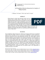 Nonlinear Seismic Soil-Foundation-Structure Interaction For Analysis of Bridge Systems