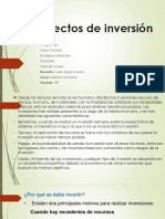 Proyectos de Inversión