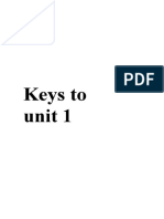 Unidad 1 Keys