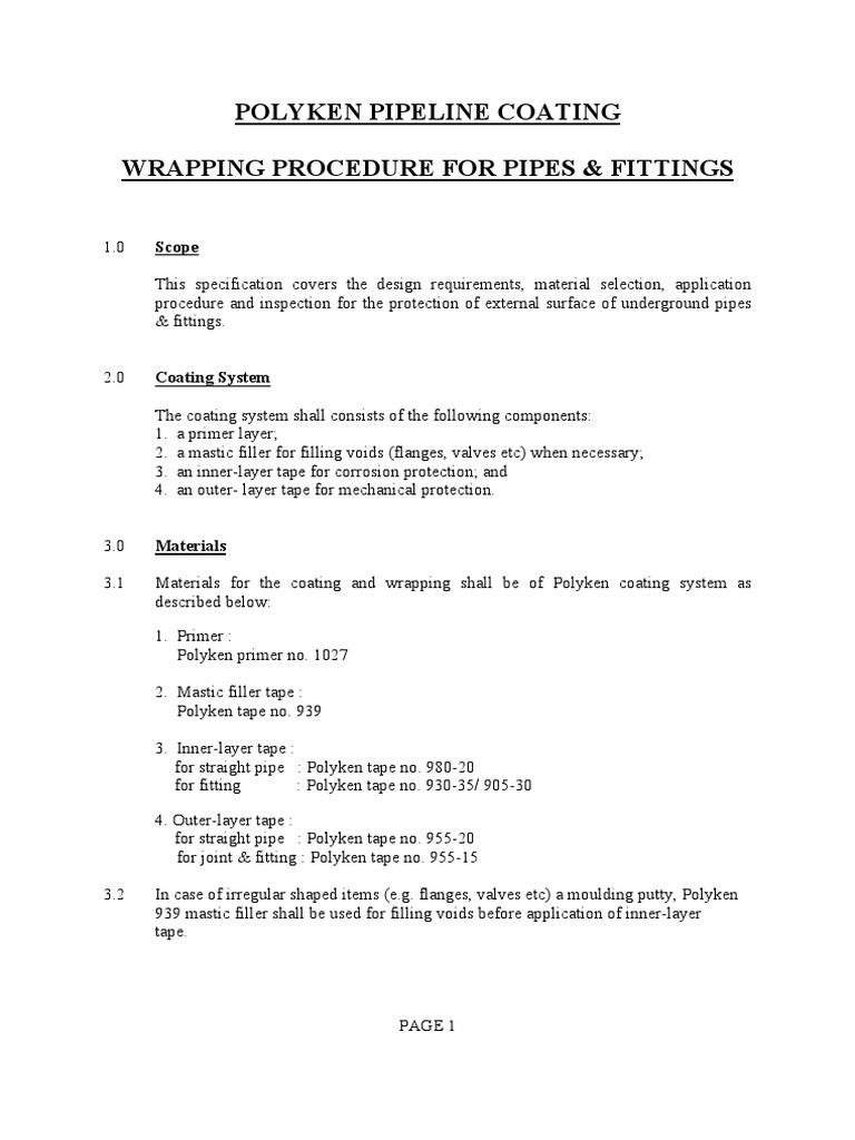 Wrapping Method PDF Pipe (Fluid Conveyance) Mechanical Engineering