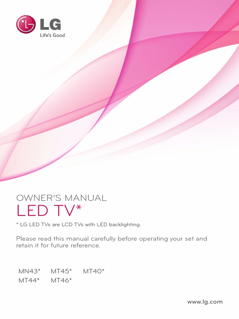 LG TV Manual | PDF | Hdmi | Manufactured Goods