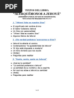 Textos Del Libro - Acerquémonos A Jehova
