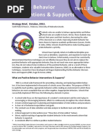 Behaviour Modification 