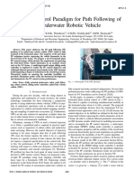 A Robust Control Paradigm for Path Following of an Underwater Robotic Vehicle