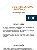Trastorno de Personalidad Histriónica: Dino Armando Quispe Sánchez MR Psiquiatría - Hnerm