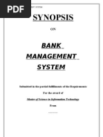 Download Bank Management System vb Synopsis by 1990 rahul SN39788096 doc pdf