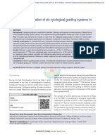 Comparative Evaluation of Six Cytological Grading Systems in