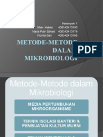 Metode-Metode Dalam Mikrobiologi