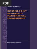 Interior Point Methods