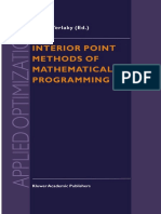 Interior Point Methods