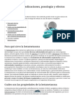 Betametasona_ Indicaciones, Posología y Efectos Secundarios