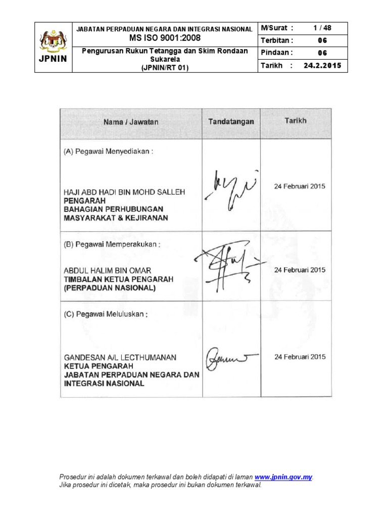 Akta Rukun Tetangga 2012 Malay