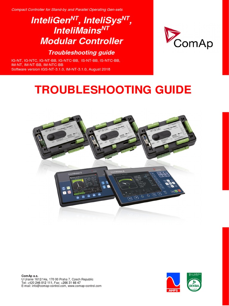 Troubleshooting Guide: Inteligen, Intelisys, Intelimains Modular ...