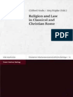 Ando & Rüpke (Eds.), Religion and Law in Classical and Christian Rome, Steiner 2006