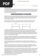 AutoCAD Dimensioning Techniques Guide | PDF | Dimension | Angle