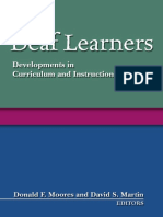 Deaf Learners Developments in Curriculum and Instruction (1563682850)