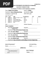 Form Th-1 National University of Sciences & Technology Master'S Thesis Work Formulation of Guidance and Examination Committee