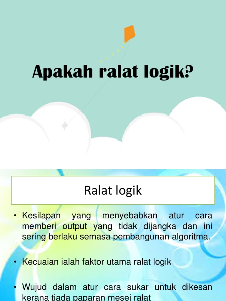 Apakah Ralat Logik | PDF