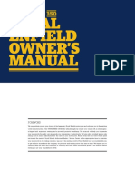 Thunderbird350 Owners Manual Domestic