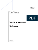 IBM Universe BasicRef