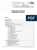 Optimization Guidelines: Retainability in Huawei: Instrução Operacional para Manual