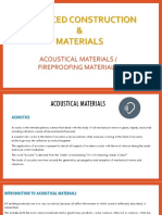 Acoustical Materials / Fireproofing Materials