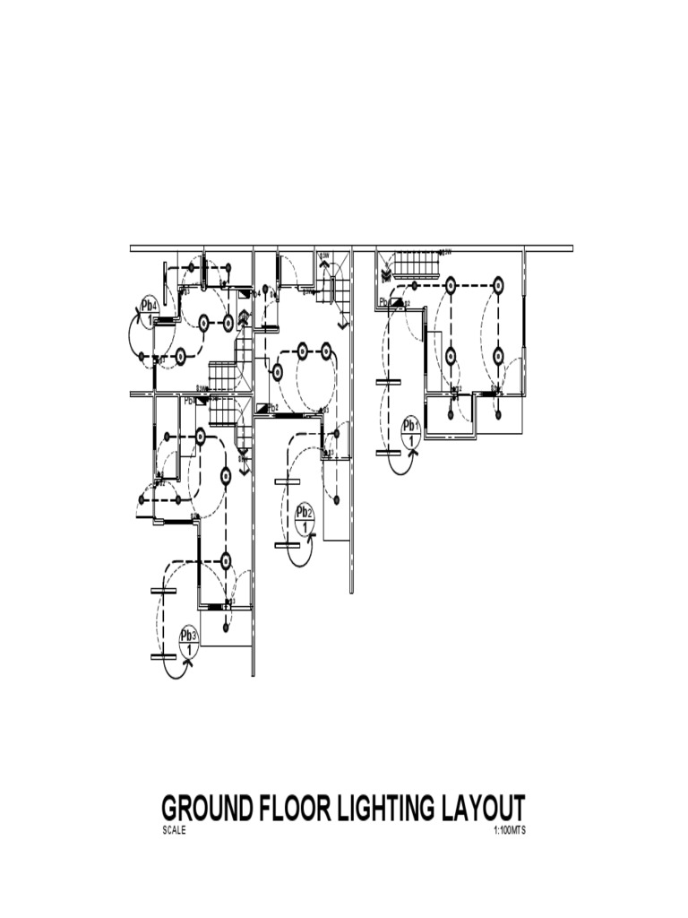 Ground Floor Lighting Layout PB 4 PB PDF
