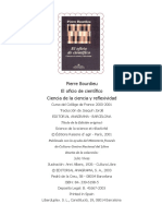 Bourdieu, Pierre - El oficio de cientifico (Ciencia de la ciencia y reflexividad).pdf