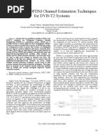 Overview of OFDM Channel Estimation Techniques For DVB-T2 Systems