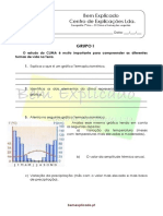 B.1 - Teste Diagnóstico - O Clima Formações Vegetais