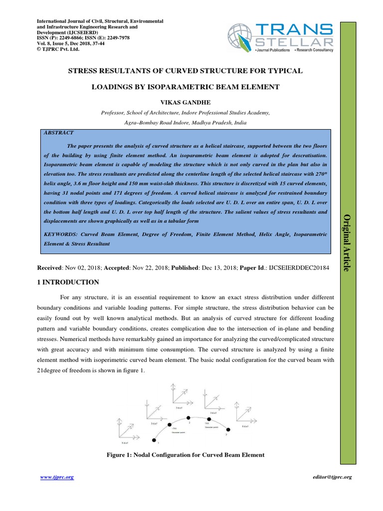 4 Ijcseierddec20184 | PDF | Helix | Beam (Structure)