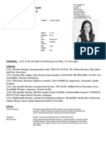 Acting C.V. Template