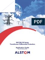 Micom 30 Series Transformer Differential Protection Application Guide