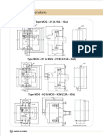 Overall Dimensions 111: Type MOG - S1 (0.16A - 13A)