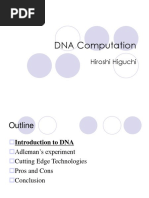 DNA Computation: Hiroshi Higuchi