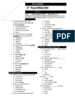 English 11th Test 1