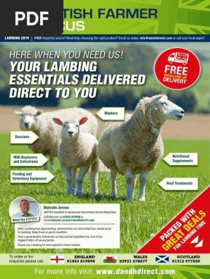 D&H Lambing List 2019