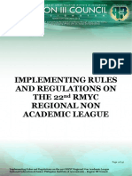 Nfjpiar3 1819 IRR No 11 22nd RMYC Regional Non Academic League Initial Draft