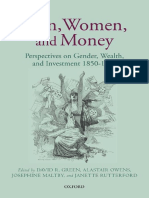 David R. Green, Alastair Owens, Josephine Maltby, Janette Rutterford - Men, Women, and Money - Perspectives On Gender, Wealth, and Investment 1850-1930 (2011, Oxford University Press)