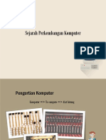 Sejarah Perkembangan Komputer