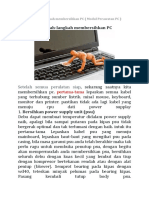 Langkah Perawatan PC